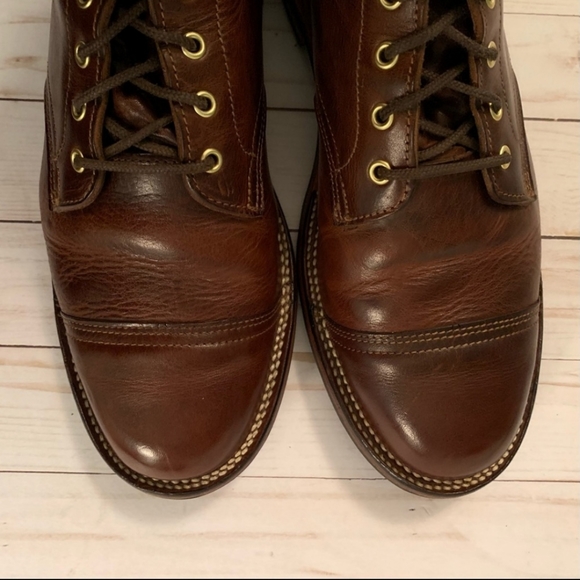 Truman Brown Leather Cap toe Boot, 12 D, EUC - Picture 2 of 16
